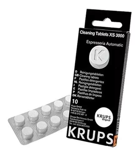 Pastillas De Limpieza Para Cafeteras Krups Xs Ea Ea Env O Gratis