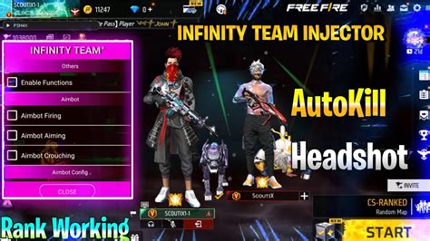 Free Fire Autokill Fly Injector Infinity Team Free Fire Hack BR