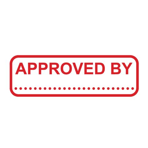 Approved By Stamp