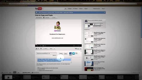 How To Copy And Paste A Youtube Video Youtube