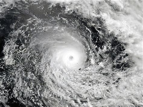 The 'eye of the storm' of Severe Tropical Cyclone Winston bearing down... | Download Scientific ...