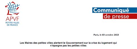 Les Maires Des Petites Villes Alertent Le Gouvernement Sur La Crise Du