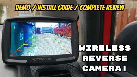 Auto Vox WIRELESS Reverse Camera Kit How To Install Guide Complete