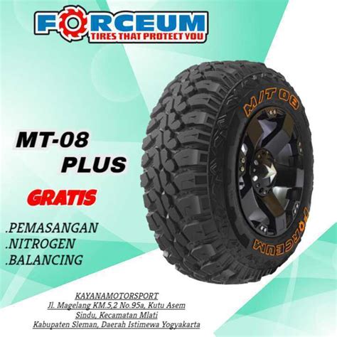 Jual Ban Mobil Offroad PACUL RING 13 FORCEUM MT 08 PLUS Ukuran 165 80