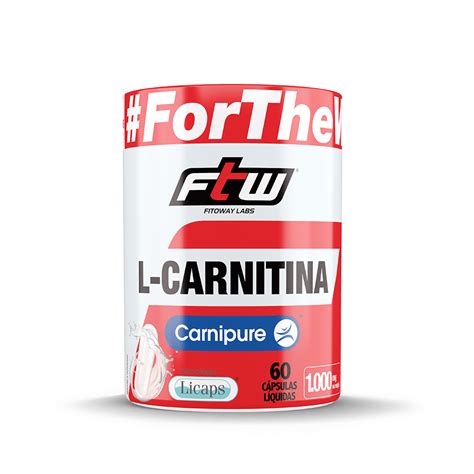 L CARNITINA CARNIPURE LICAPS 1000mg 60 CÁPS FTW