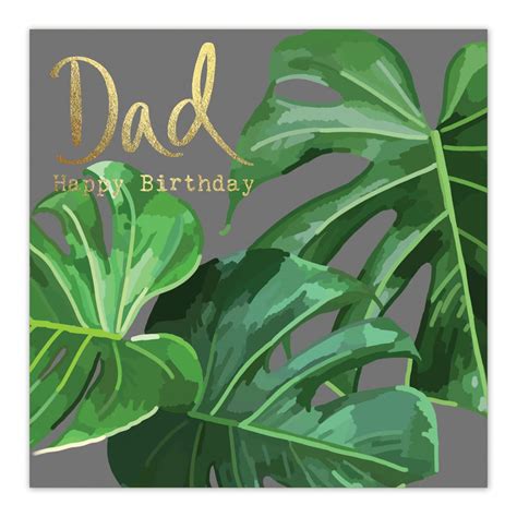 Happy Birthday Dad Greeting Card By Sarah Kelleher Uk Finch And Lane