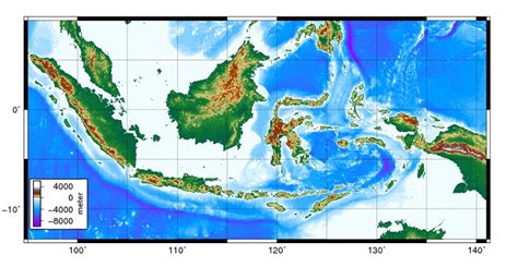 Membuat Peta Topografi Dengan GMT ~ Raga Bhumi