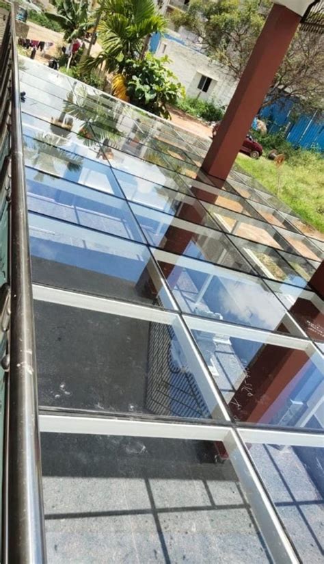 Hot Rolled Mm Toughened Glass Skylight Shape Flat At Rs Sq Ft