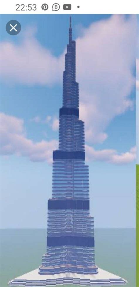 The Majestic Minecraft Burj Khalifa