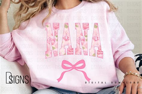 Nana Coquette Mothers Day Sublimation Graphic By DSIGNS Creative Fabrica