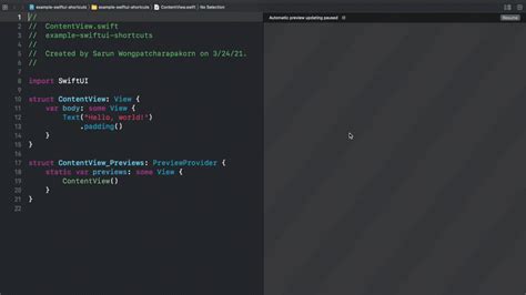 Xcode Shortcuts To Boost Your Productivity For Swiftui Sarunw