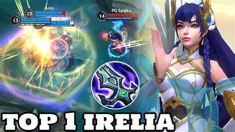 Wild Rift Irelia Top 1 Irelia Gameplay Rank Challenger YouTube