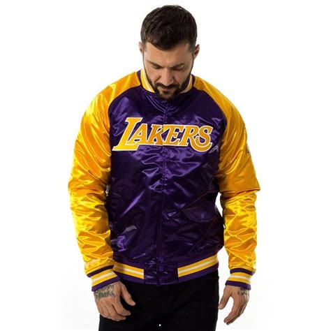 Kurtka Męska Mitchell And Ness Nba Tough Season Satin Jacket Los