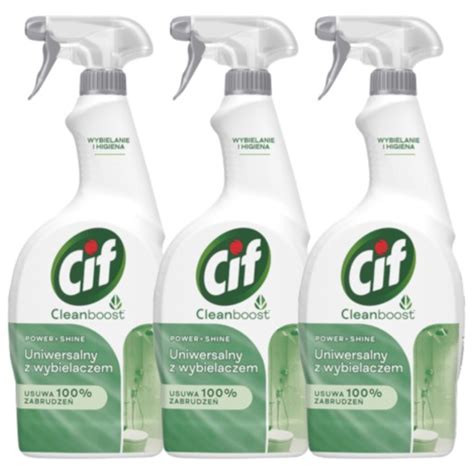 Cif Power Shine Spray Wybielanie I Higiena 3x750ml 9545916143 Allegro Pl