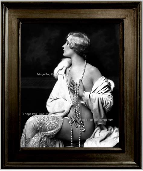 Follies Flapper Art Print 8 X 10 Risque With Pearls Art Deco Jazz Age Burlesque Dancer 1920s