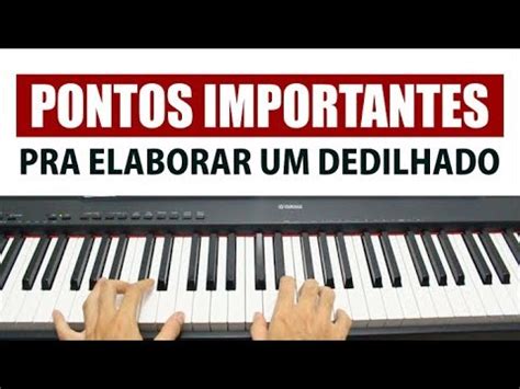 Como Elaborar Um Dedilhado No Teclado Youtube