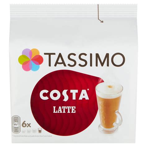 Tassimo Costa Latte Coffee Pods X6 Multibuy Offers Iceland Foods