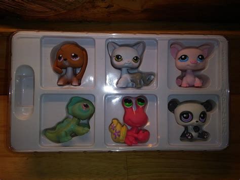 Set Of 6 Monopoly Littlest Pet Shop Bobblehead Figures Tokens Vgc