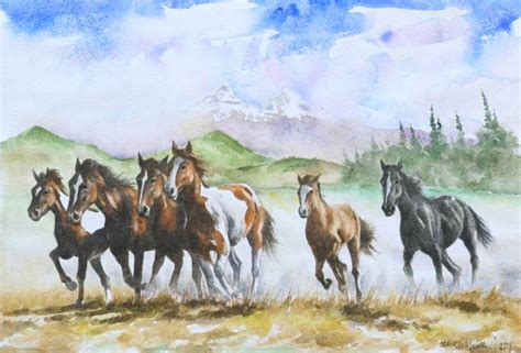 Painting Wild Horses At Explore Collection Of