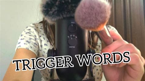 ASMR Tingly Trigger Words YouTube