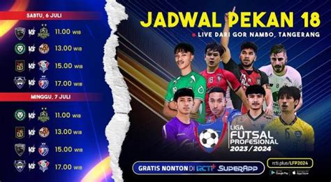 Jadwal Lengkap Liga Futsal Profesional Pekan Ini Saksikan Di