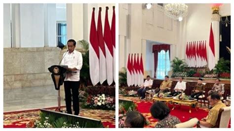 Jokowi Pimpin Rapat Paripurna Kabinet Perdana Di Mahfud Md Hadir