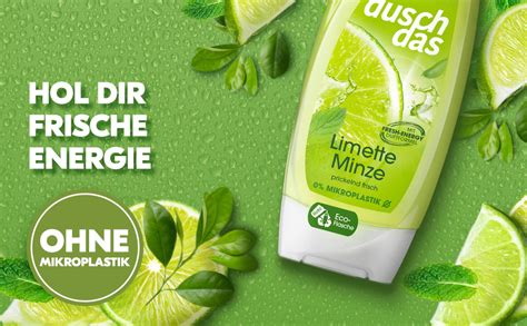 Duschdas Duschgel Limette Minze Duschbad Mit Fresh Energy Duftformel