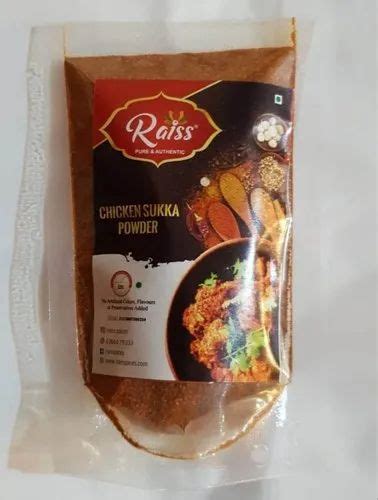 Raiss Chicken Sukka Masala Powder Packaging Size 50 G Packaging Type