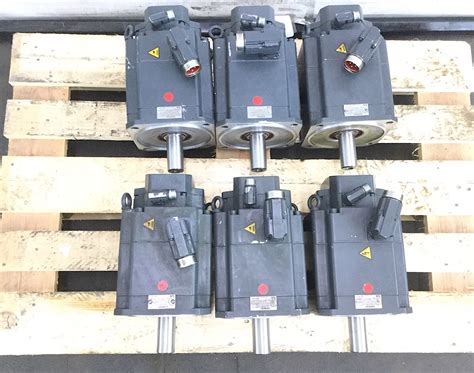 6x Siemens 3 Motor 1FK7103 5AF71 1EH5 Z N Max 5000 Min Servomotor