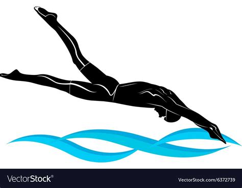 Female Swimmer Ready Blue Png Svg Design For T Shirts Artofit