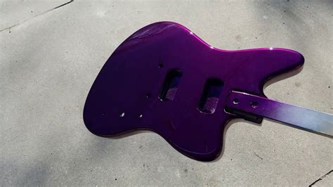 Vexing Violet Kandy Finish Guitarpaintguys Youtube