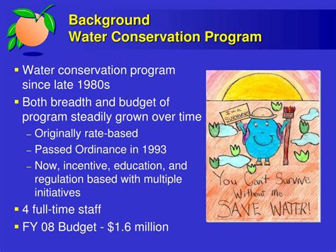 Ppt Orange County Utilities Water Conservation Program Saving Water