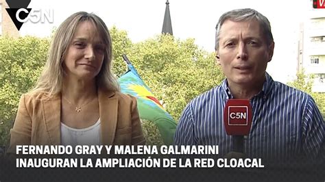 Fernando Gray Y Malena Galmarini Inauguran La Ampliaci N De La Red