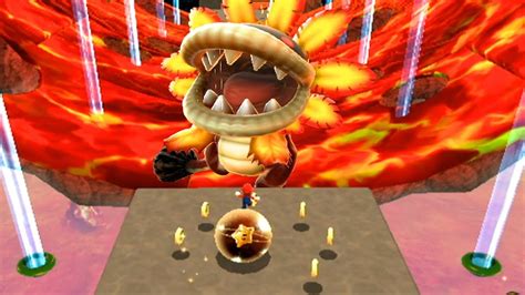 Super Mario Galaxy 41 Fiery Dino Piranha Boss And Lava Star Ball Golf