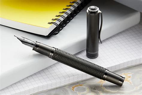 Monteverde Innova Formula M Black Mesh Series Fountain Pen Pens De Luxe