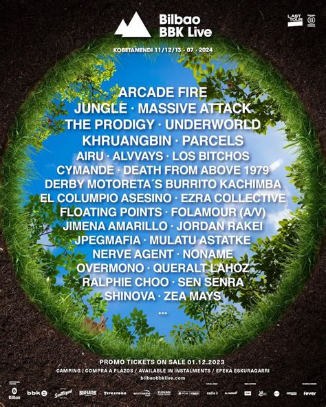 Bilbao BBK Live 2024 Cartel Entradas Y Horarios