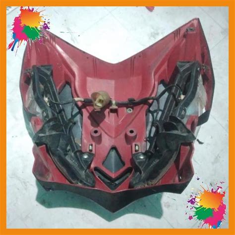 Jual Cover Dada Tameng Depan Lampu Sein Sen Honda Supra Gtr