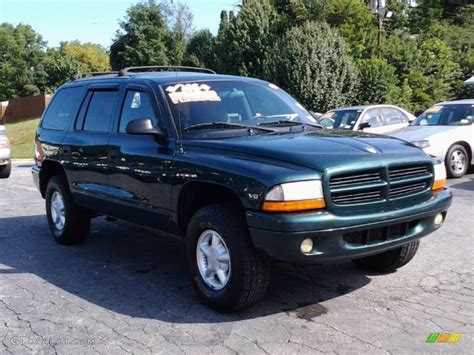 2000 Forest Green Pearl Dodge Durango SLT 4x4 85269943 Photo 2