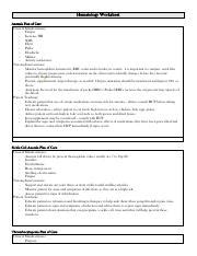 Nr Hematology Case Study Worksheet Pdf Hematology Worksheet