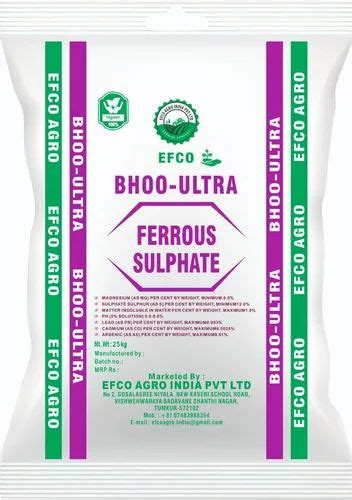 Ferrous Sulphate Fertilizer At Best Price In Bengaluru By Efco Agro India Private Limited Id