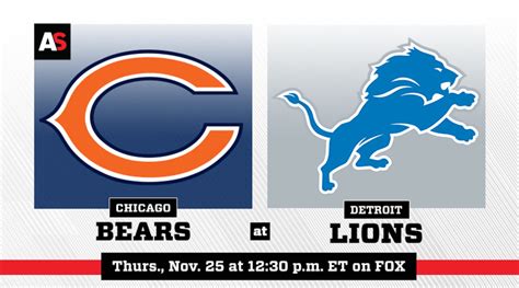 Thanksgiving Day: Chicago Bears vs. Detroit Lions Prediction and ...