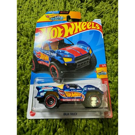 Hot wheels 風火輪 普卡 LOGO 塗裝 BAJA TRUCK 蝦皮購物