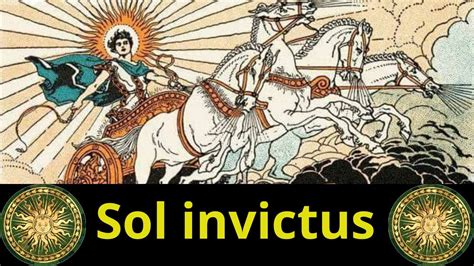 El Culto Romano Del Sol Invicto Youtube