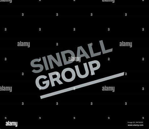 Morgan Sindall Group Rotated Logo Black Background Stock Photo Alamy