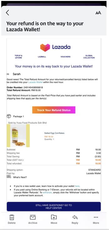 Cancel Order Lazada Michelle Lyman