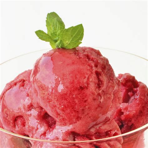 Sorbete De Cerezas Helados Caseros