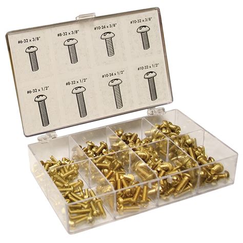 Brass Bibb Screw Assortment Kitpartno J40153 Jonesstephens