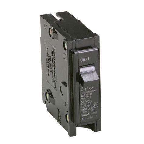 Eaton 15 1 In Single Pole Type BR Circuit Breaker BR115 The Home