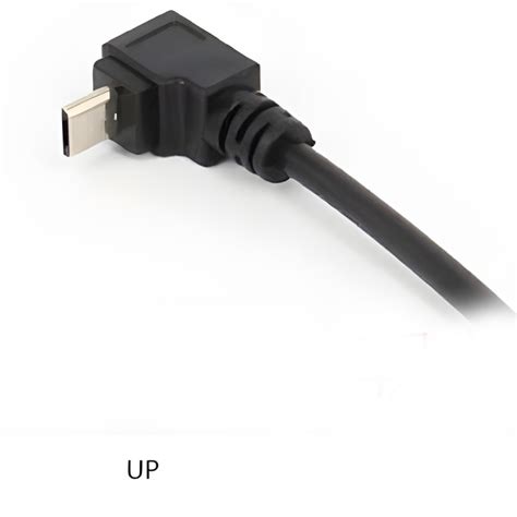 90° Degree Angle Micro Usb 5p Female To 5p Male Geewiz