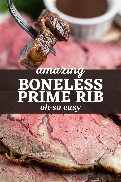 Easy Boneless Prime Rib Roast Recipe Prime Rib Recipe Boneless Prime Rib Recipe Prime Rib